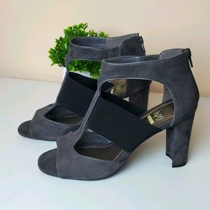 Impo stretch gray and black, high heels